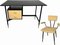Mid-Century Italian Desk and Chair Set by Ico Luisa Parisi for RB Rossana, 1950s, Image 1