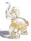 Elefante vintage de cristal de Murano dorado de Ercole Barovier, años 30, Imagen 2