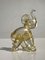 Vintage Gold Murano Glass Elephant by Ercole Barovier, 1930s 3