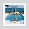 Nice Pool Oversize C Print Framed in White by Slim Aarons, Immagine 1