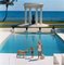 Nice Pool Oversize C Print Framed in White by Slim Aarons, Immagine 2