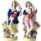 Antique Figurines from Staffordshire, Set of 2 1