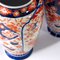 Antike handbemalte japanische Imari Vasen, 1920er, 2er Set 2