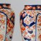 Antike handbemalte japanische Imari Vasen, 1920er, 2er Set 7