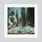 Lake Tahoe Pool Oversize C Print Framed in White by Slim Aarons, Image 2