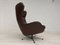 Danish Leather Swivel Chair by H. W. Klein for Bramin, 1970s 4