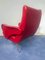 Italienische Mid-Century rote Vinyl Sessel im Stil von Nino Zoncada, 1950er, 2er Set 11