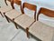 Danish Teak Model 71 Dining Chairs by Niels Otto Møller for J.L. Møllers, 1960s, Set of 4, Image 5