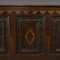 Antique William III English Oak Linen Chest Trunk, 1700s 11