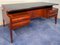 Mid-Century Italian Walnut Executive Desk Attributed to Guglielmo Ulrich, 1950s, Image 3