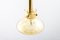 Mid-Century Brass and Glass Ceiling Lamp by Helena Tynell for Limburg, 1960s 1