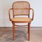 No. 811 Prague Dining Chairs by Josef Hoffmann, 1960s, Set of 4, Image 5