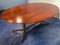 Mid-Century Italian Oval Walnut Dining Table, 1950s 9