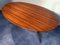 Mid-Century Italian Oval Walnut Dining Table, 1950s, Image 13