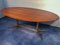 Mid-Century Italian Oval Walnut Dining Table, 1950s, Image 3