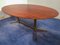 Table de Salle à Manger Mid-Century Ovale en Noyer, Italie, 1950s 10