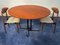 Mid-Century Italian Teak Dining Table & Chairs Set, 1960s, Set of 4, Image 5