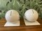 Mid-Century White Model Bugia Table Lamps by Giuseppe Cormio for Guzzini, 1970s, Set of 2, Image 2