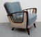 Blue Gray Lounge Chair, 1950s 6