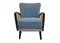 Blue Gray Lounge Chair, 1950s, Image 1