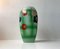 Scandinavian Modern Hand Painted Glass Vase, 1970s 4