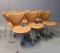 Chaises Modèle 3107 par Arne Jacobsen pour Fritz Hansen, 2010, Set de 6 2