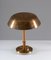 Mid-Century Swedish Table Lamp in Brass by Harald Notini for Bohlmarks, 1940s, Image 2