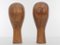 Vintage Wood Mannequin Heads, 1960s, Set of 2, Image 7