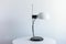 Desk Lamp in Metal and White Plastic from Guzzini, 1970s 1