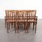 Chaises de Salon Bistro en Bois Courbé de Baumann, France, 1930s, Set de 12 2