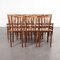 French Bentwood Bistro Dining Chairs from Baumann, 1930s, Set of 12 2