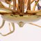 Brass Branches Chandelier by Willy Daro, 1970s 23