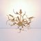 Brass Branches Chandelier by Willy Daro, 1970s, Image 7