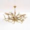 Brass Branches Chandelier by Willy Daro, 1970s, Image 1