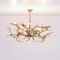 Brass Branches Chandelier by Willy Daro, 1970s 2