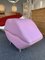 Italian Leather Mouth Pouf Stool, 1990s 3