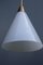 Italienische Deckenlampe aus Messing & Opalglas von Stilnovo, 1950er 7