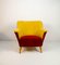 Club Armchair in Red and Yellow, 1930s, Image 2