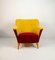 Club chair rosso e giallo, anni '30, Immagine 2