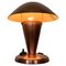 Lampada da tavolo piccola in stile Bauhaus in ottone, Cecoslovacchia, anni '40, Immagine 1