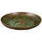 Tinos Bronze Dish of Massive Patinated Genuine Bronze, Denmark, 1930s 1