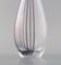 Glass Vase by Vicke Lindstrand for Kosta Boda, 1950s 4