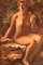 Modello seduto ad olio su tela di Hans Ekegardh, Svezia, anni '40, Immagine 3