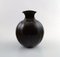 Art Deco Light Bronze Number 1754 Vases by Just Andersen, 1930s, Set of 2, Image 2
