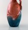 Französische Jugendstil Vase aus Glasierter Keramik von Alfred Renoleau, 1900er 5