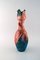 Art Nouveau French Vase in Glazed Ceramic by Alfred Renoleau, 1900s, Image 2