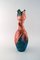 Französische Jugendstil Vase aus Glasierter Keramik von Alfred Renoleau, 1900er 2