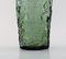 Finnish Vase in Green Mouth Blown Art Glass, 1970s, Image 4