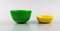 Colora Bowls in Art Glass by Sven Palmqvist for Orrefors, Set of 4 3