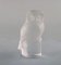 Owl and Bird in Clear Art Glass by R. Lalique, 1960s, Set of 2, Image 7